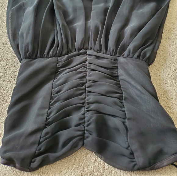 Vintage Peter Ellis Black Strapless Dress - Picture 7 of 10